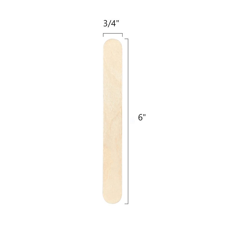 KTOJOY 100Pcs Jumbo Wooden Craft Sticks Popsicle Stick 6  Long x 3/4 Wide Treat Ice Pop for DIY Crafts Home Art Projects  Classroom Supplies - Image 4